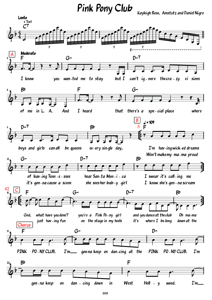 Sheet Music